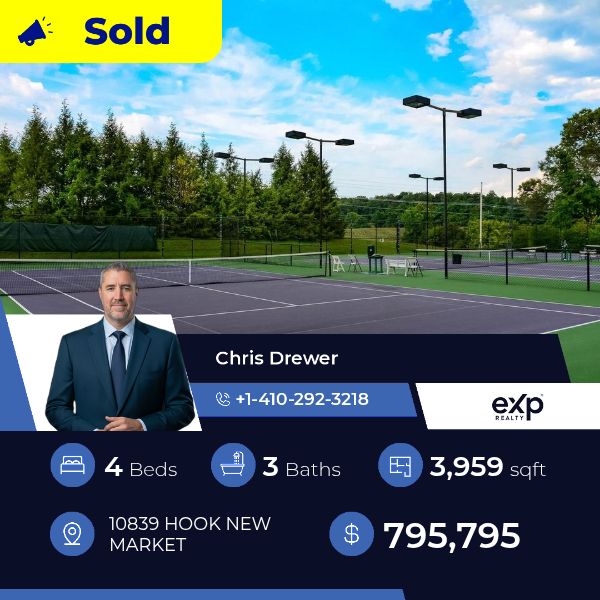 This at 10 839 HOOK NEW MARKET has just been sold